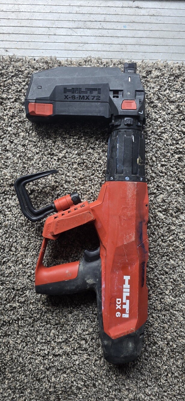 Hilti DX 6 Fully Automatic Powder Actuated Tool w/ X-6-MX 72 Collated Magazine